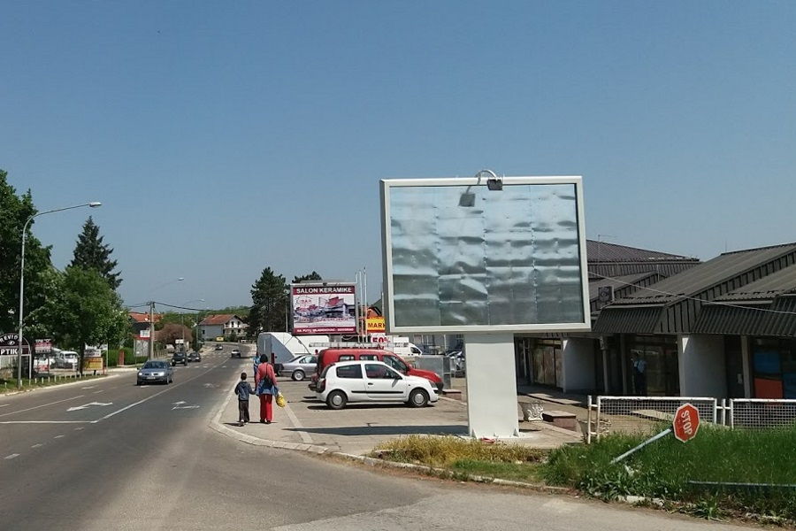 Topola Izlaz iz grada kod Autobuske stanice 4x3m B