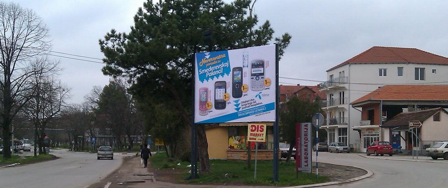 bilbord-smederevska-palanka-preko puta bolnice,kod marketa IDEA
